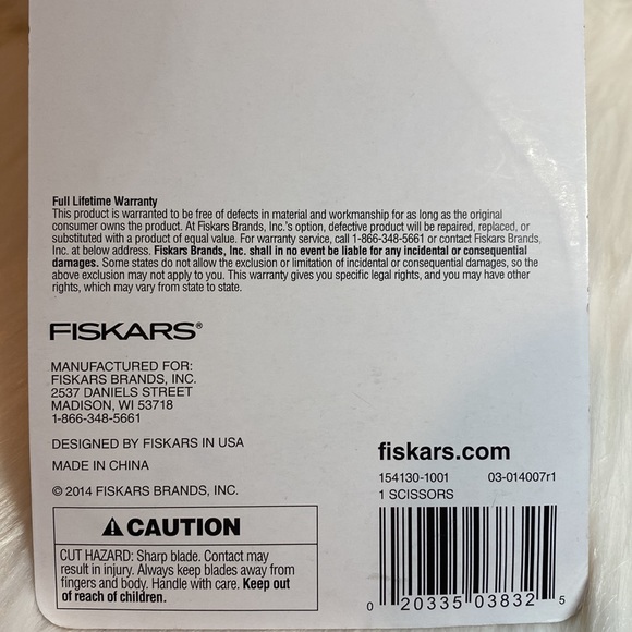 FISKARS Everyday Non-Stick Titanium Blade Coating Scissors, 8” - Factory Sealed - Picture 7 of 8